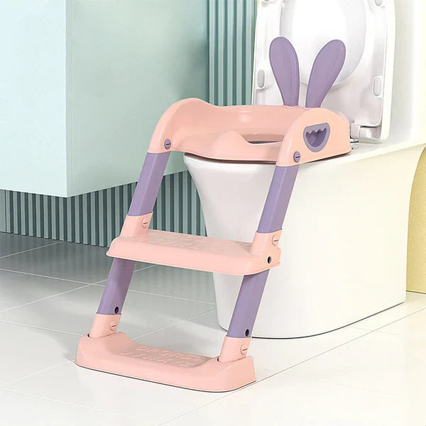 ASIENTO DE INODORO CON ESCALERA PARA NIÑOS