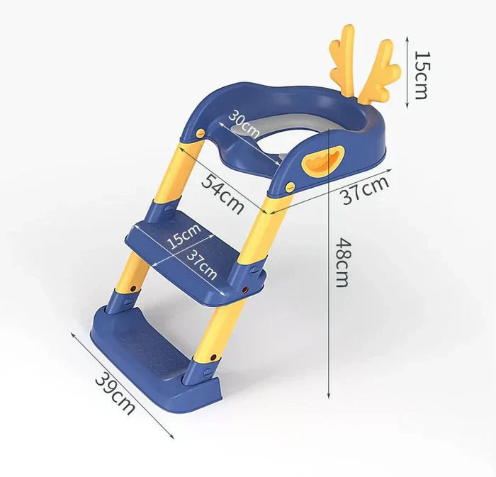 ASIENTO DE INODORO CON ESCALERA PARA NIÑOS